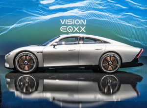 奔驰VISION EQXX电动概念车发布